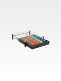 Tempered Glass Capsule Drawer for Nespresso Vertuo, Holds 24 Large or 48 Small Capsules (Capsules Not Included)